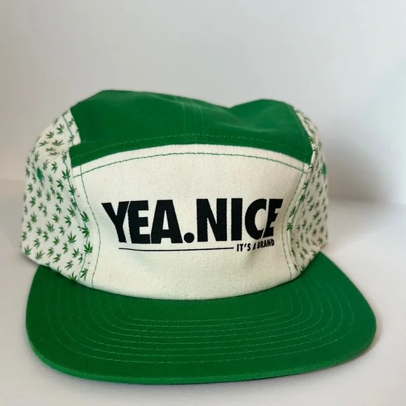 Green and White hat - Picture 1 of 3